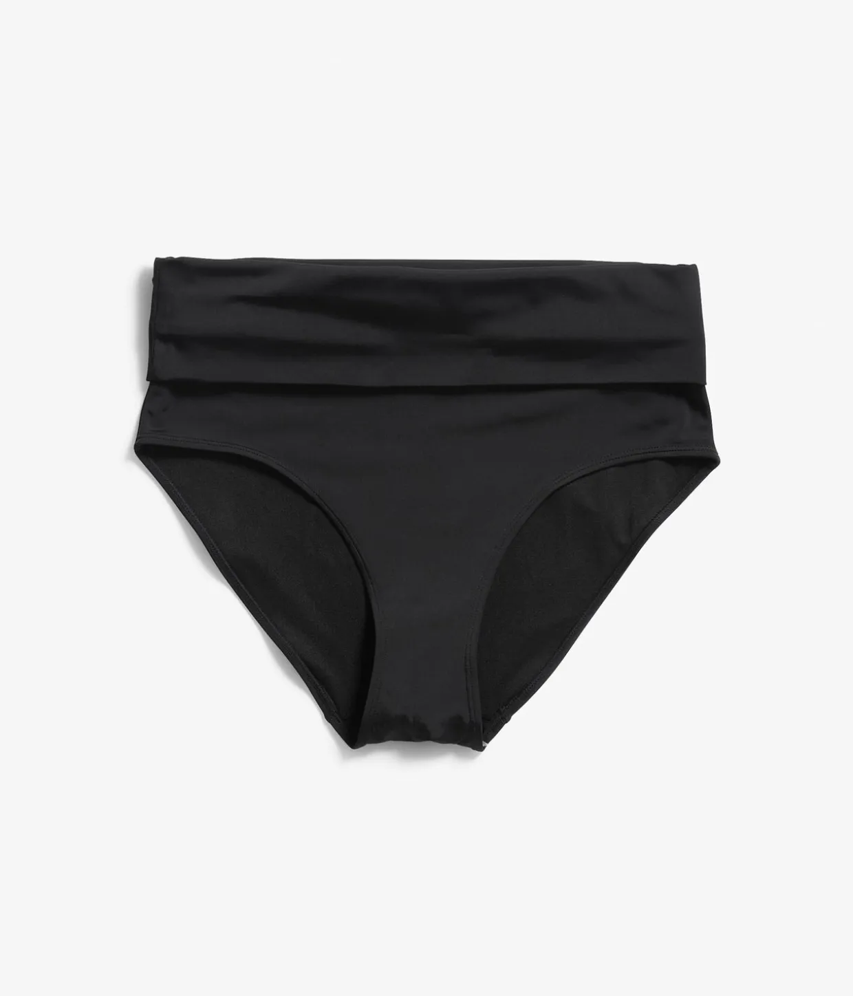 Bikinitruse med midje som kan brettes ned