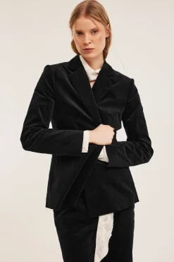 Blazer i fløyel