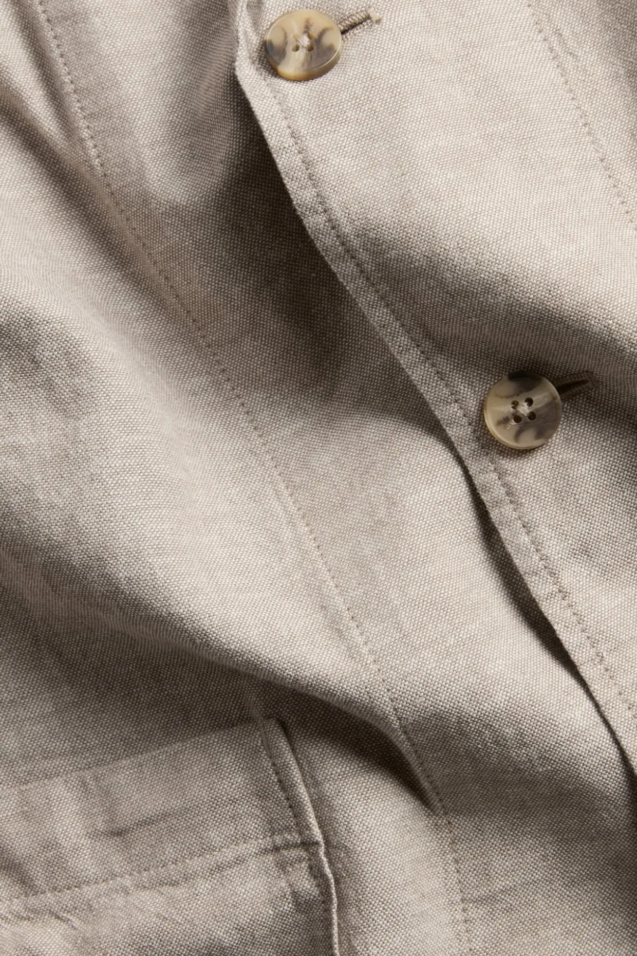 Blazer i linblanding med normal passform