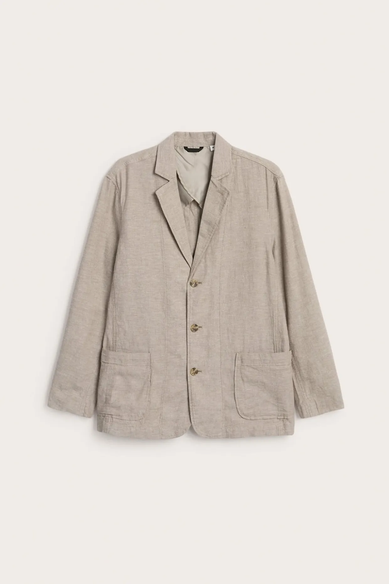 Blazer i linblanding med normal passform