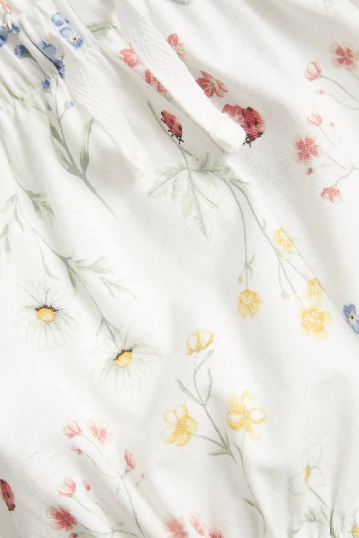 Blomstrede jerseyshorts