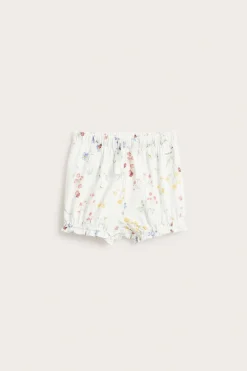 Blomstrede jerseyshorts