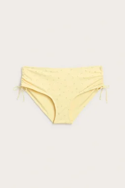 Blomstret bikinitruse med knytedetalj