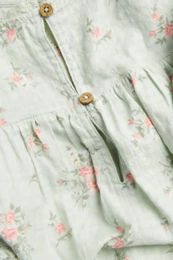 Blomstret bluse i blonder fra Newbie Woman