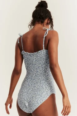 Blomstrete badedrakt Newbie Woman