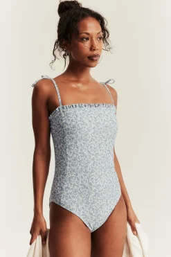 Blomstrete badedrakt Newbie Woman
