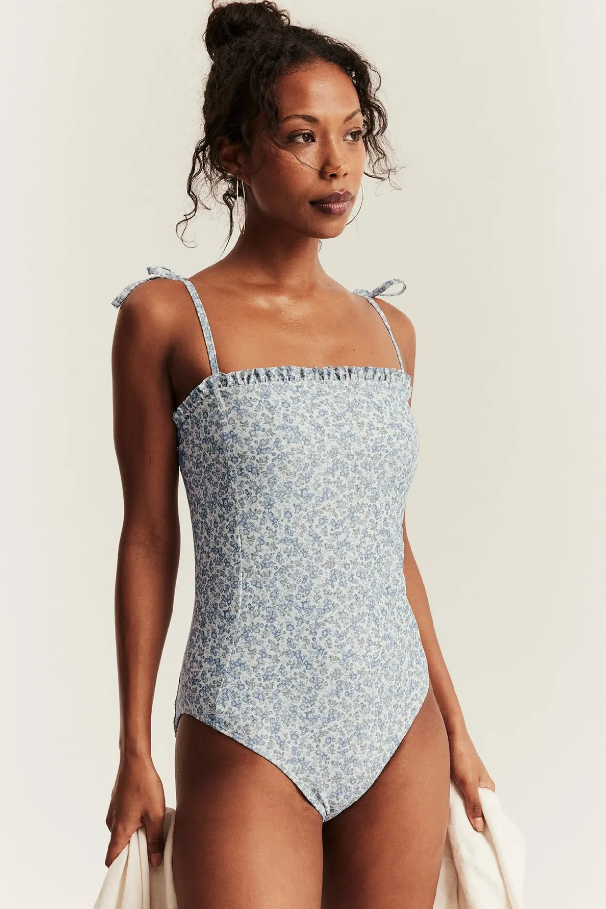 Blomstrete badedrakt Newbie Woman