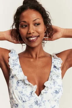 Blomstrete badedrakt Newbie Woman