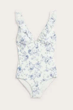 Blomstrete badedrakt Newbie Woman