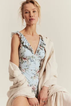 Blomstrete badedrakt Newbie Woman