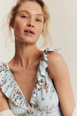 Blomstrete badedrakt Newbie Woman