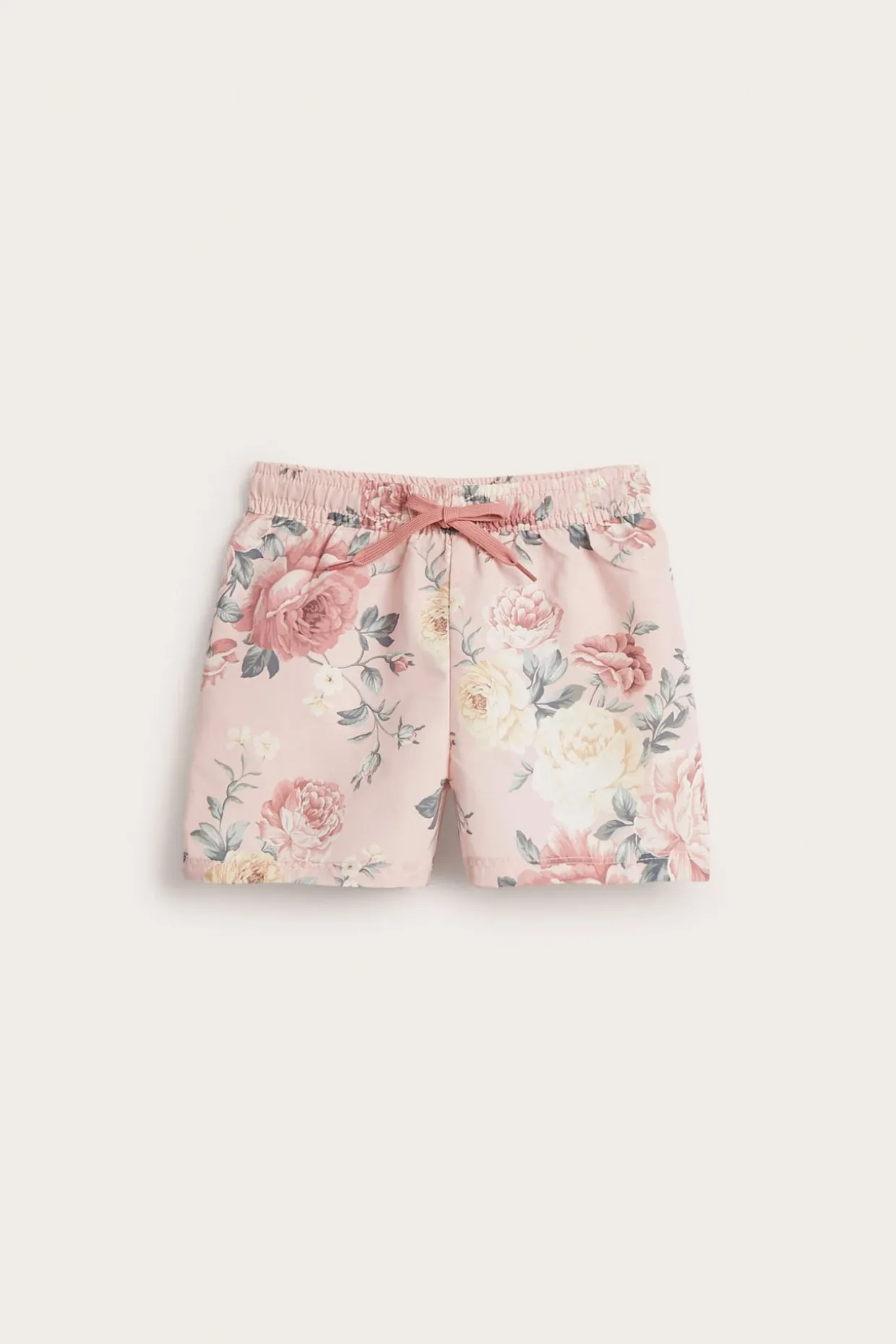 Blomstrete badeshorts