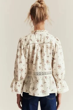 Blomstrete bluse Newbie Woman