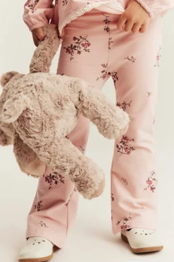 Blomstrete bukser i jersey