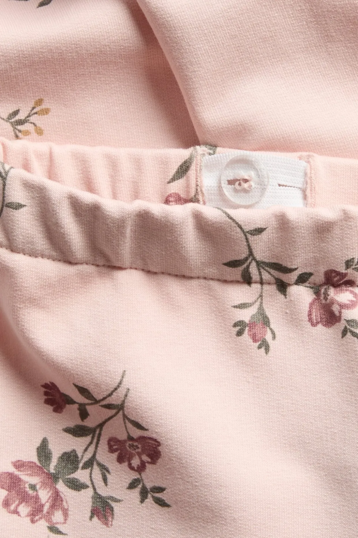 Blomstrete bukser i jersey