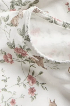 Blomstrete jerseykjole