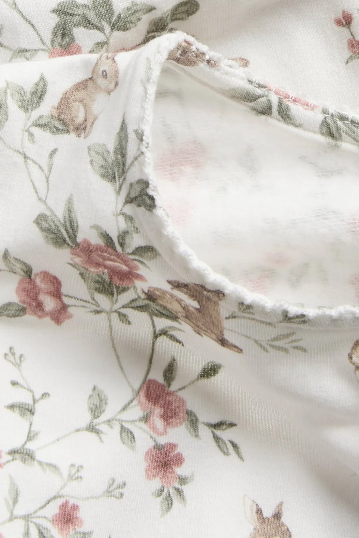 Blomstrete jerseykjole