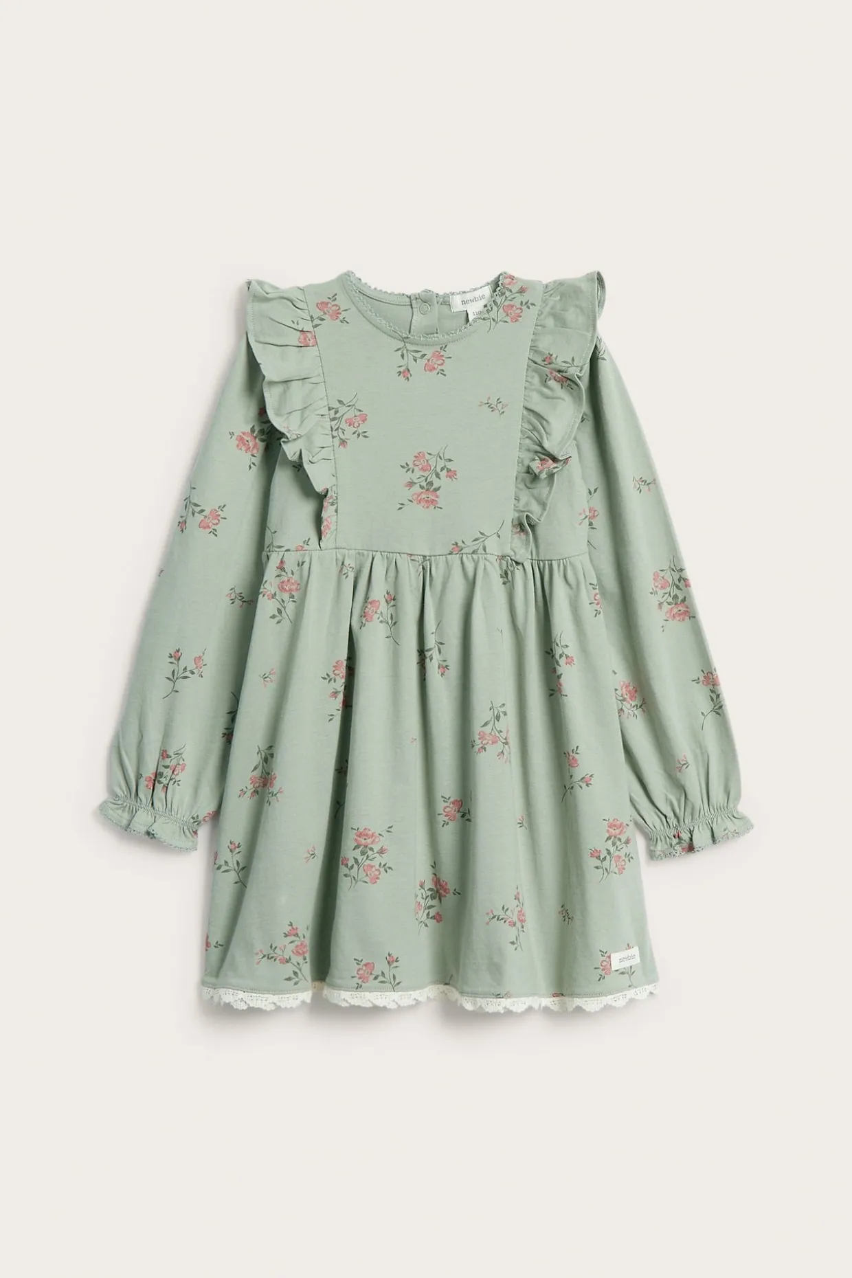 Blomstrete jerseykjole