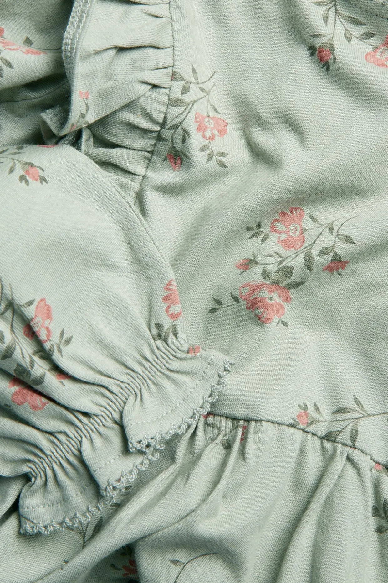 Blomstrete jerseykjole