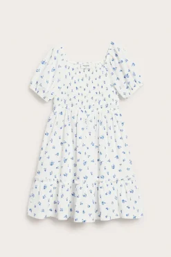 Blomstrete kjole i jersey
