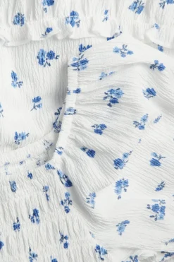 Blomstrete kjole i jersey