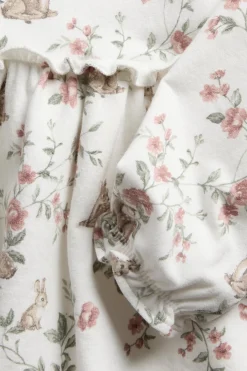 Blomstrete kjole i jersey