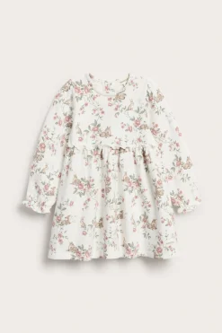 Blomstrete kjole i jersey