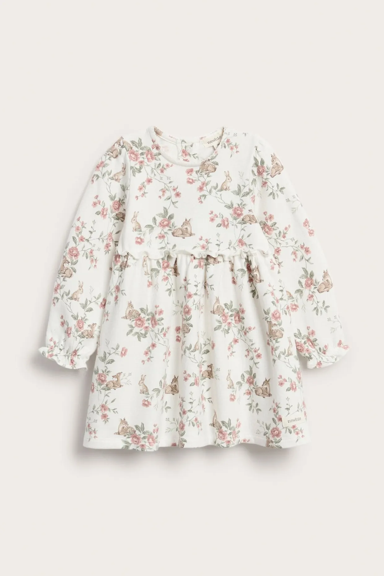 Blomstrete kjole i jersey