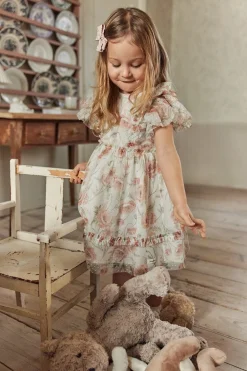 Blomstrete meshkjole