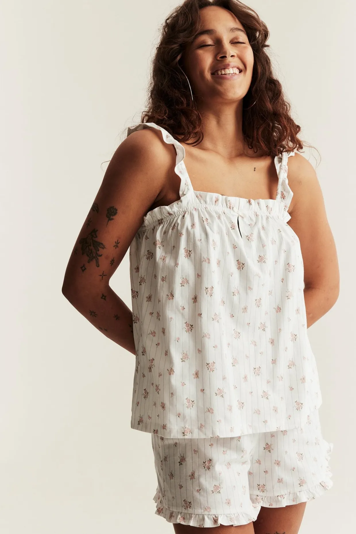 Blomstrete pyjamas Newbie Woman