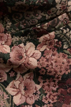Blomstret kort skjørt