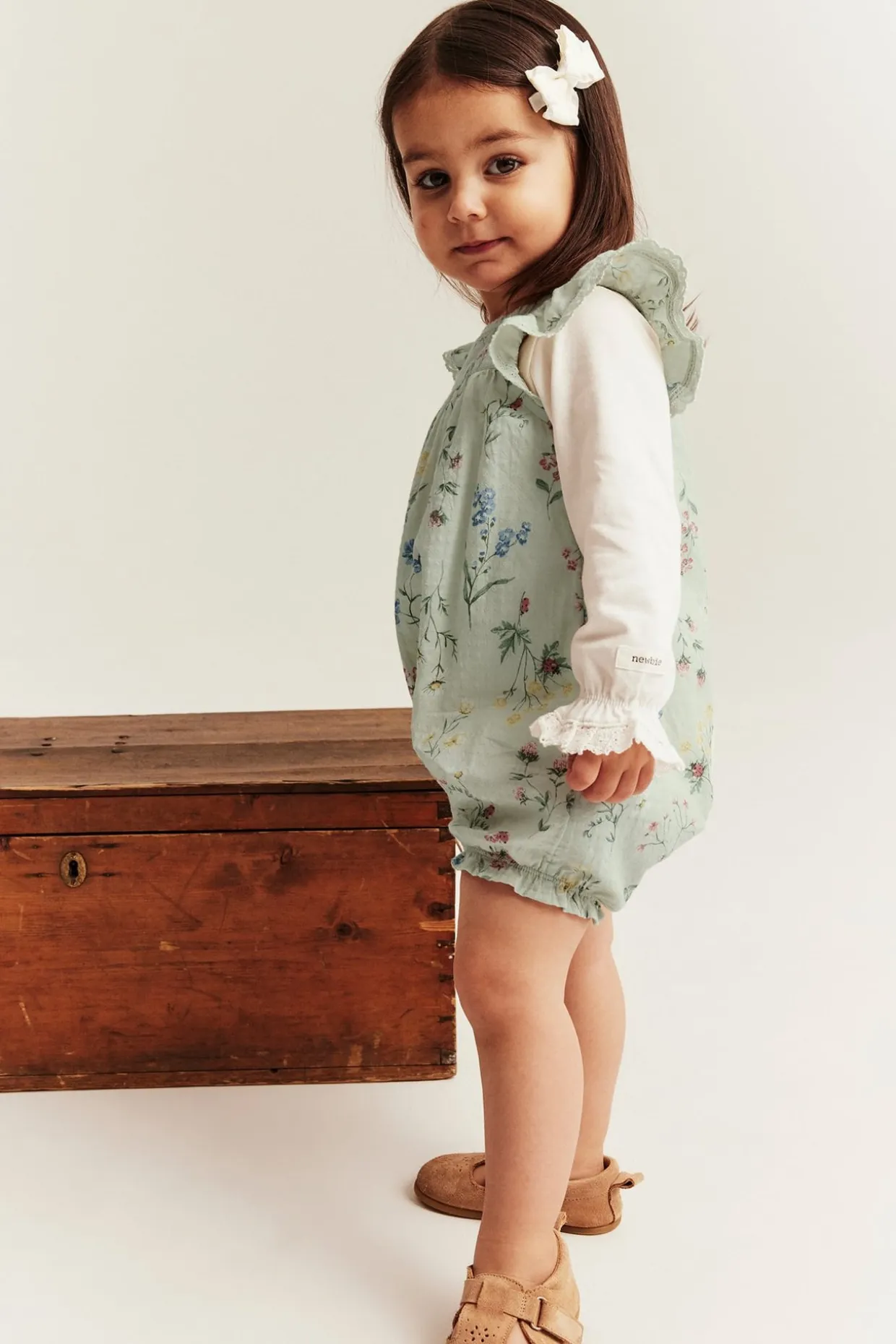 Blomstret, vevd body