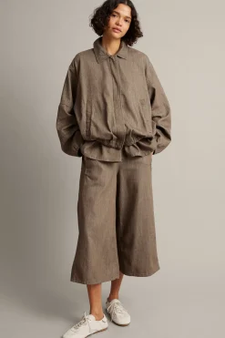 Blouson-jakke i denim