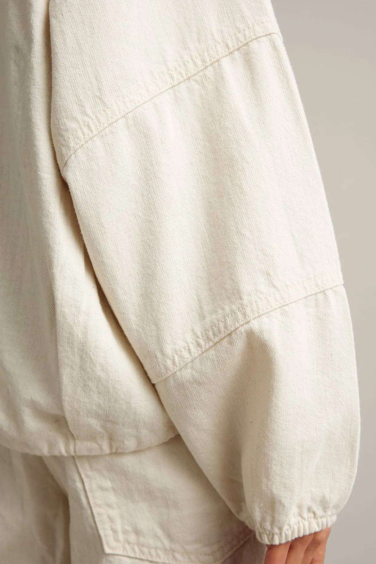 Blouson-jakke i denim