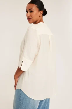 Bluse i modalblanding