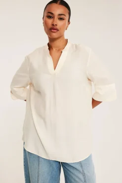Bluse i modalblanding