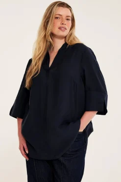 Bluse i modalblanding
