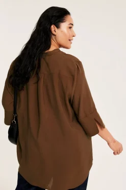 Bluse i modalblanding