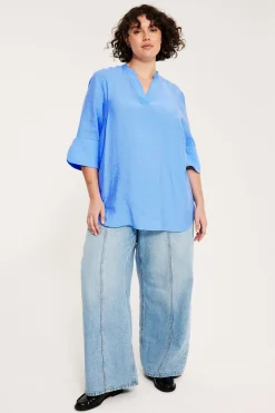 Bluse i modalblanding