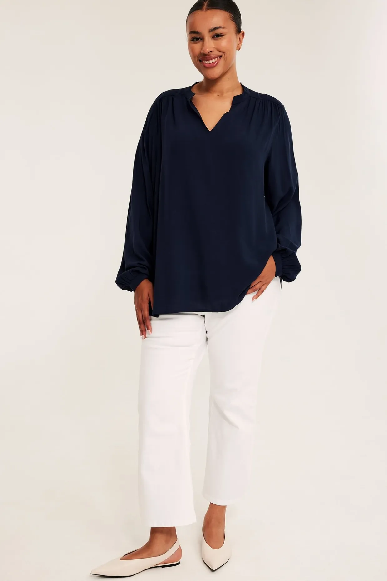 Bluse i viskose