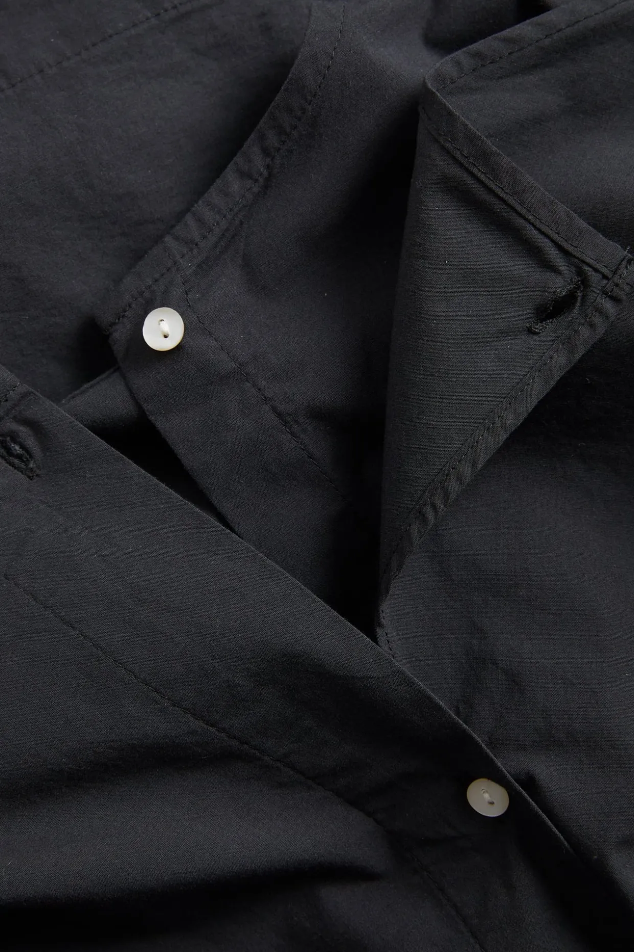 Bluse med avtakbar volang