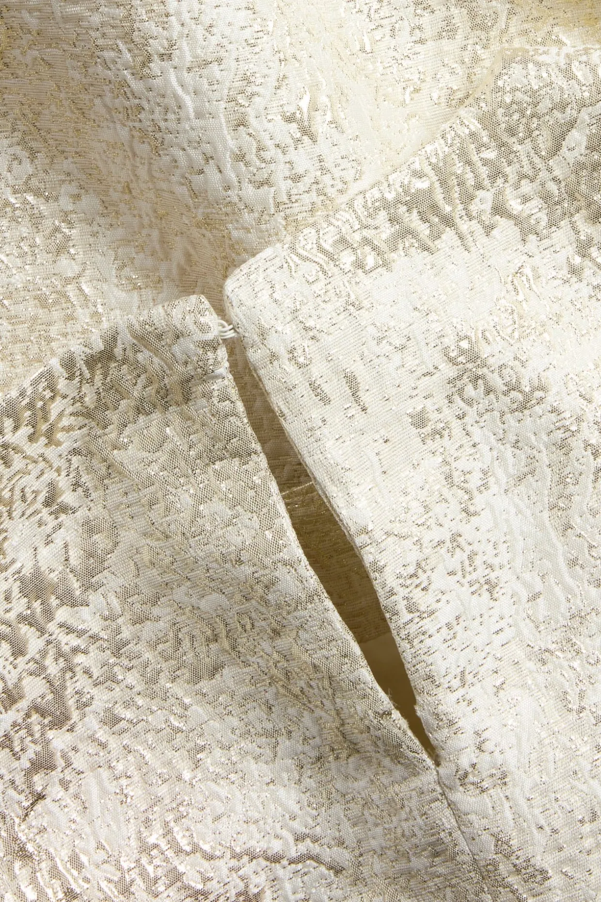 Bluse med jacquardmønster