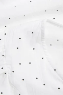 Bluse med puffermer