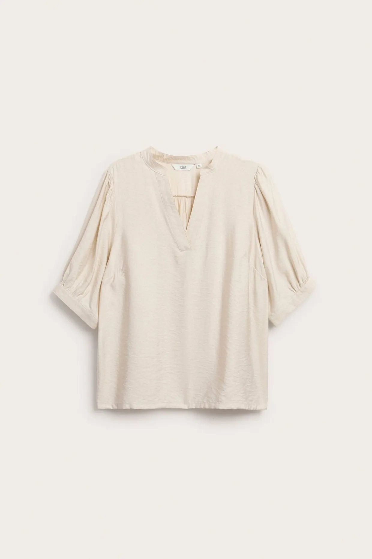 Bluse med puffermer