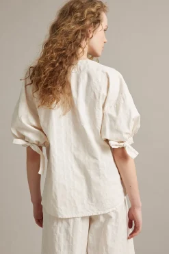 Bluse med struktur