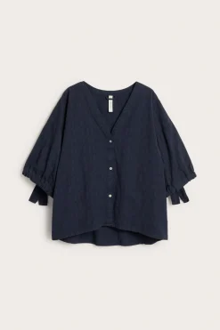 Bluse med struktur
