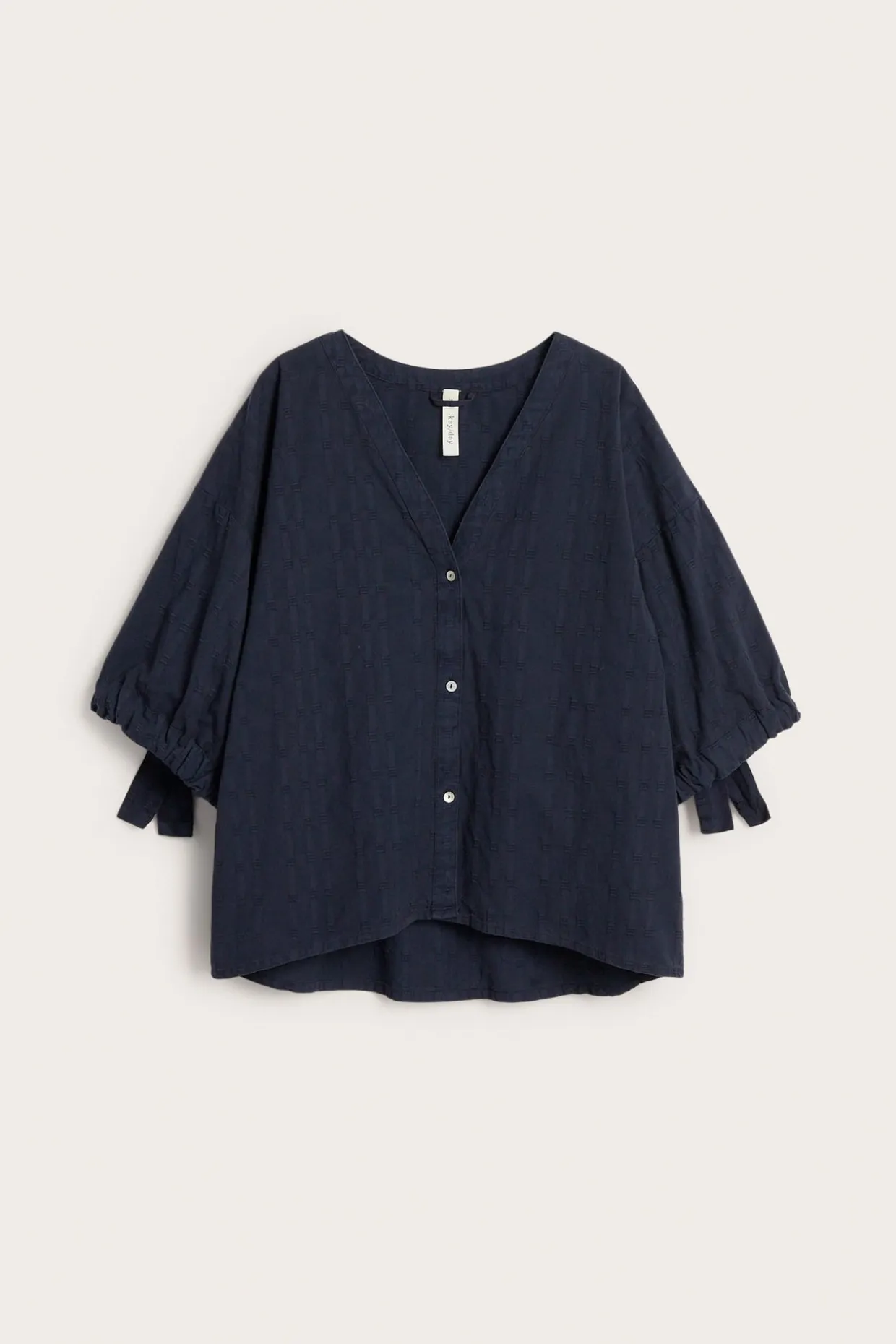Bluse med struktur