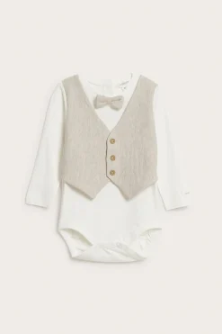 Body med vest og sløyfe