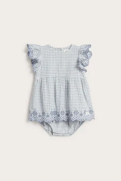 Body med volanger og broderi