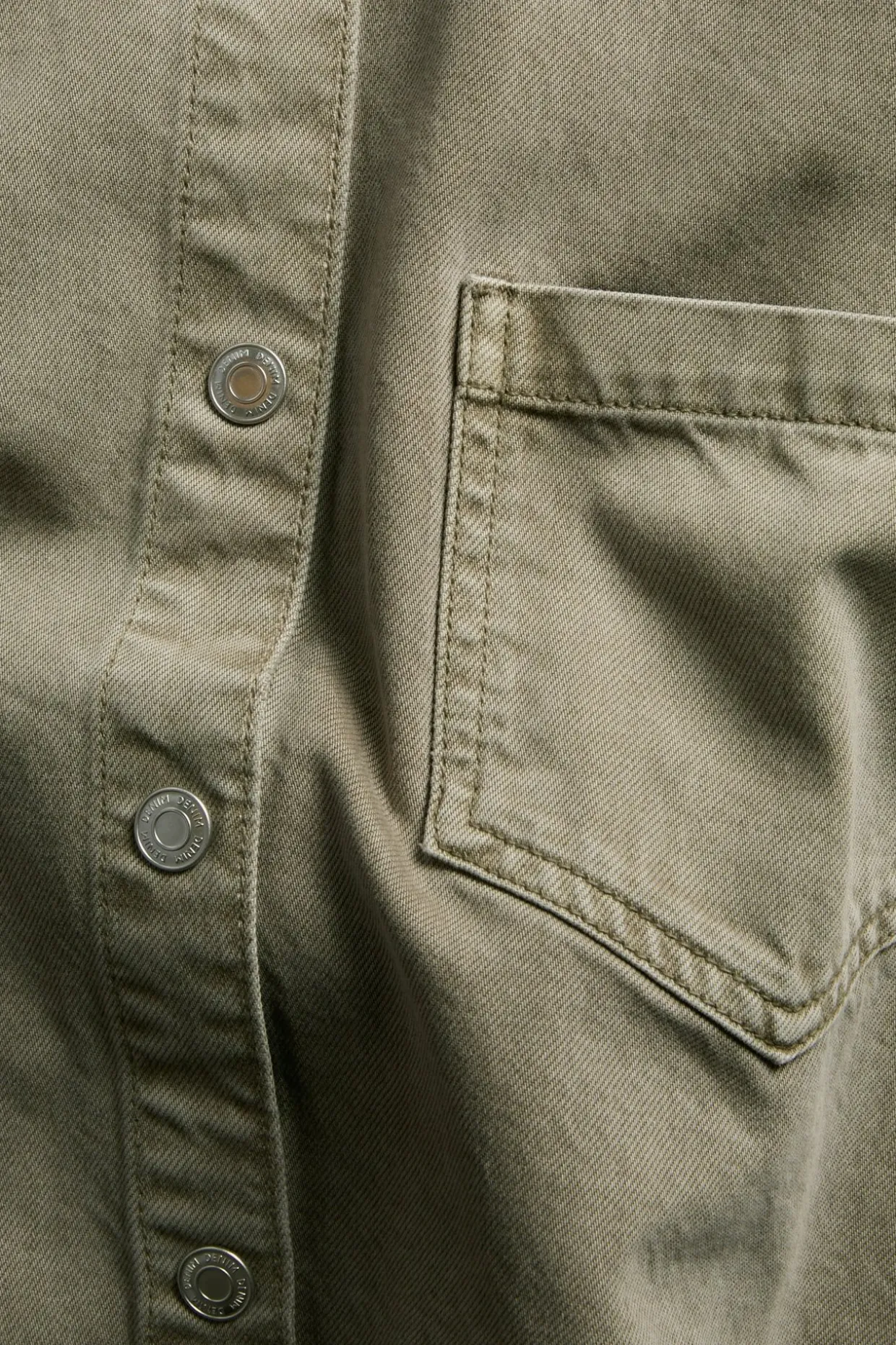 Boksformet jeansskjorte